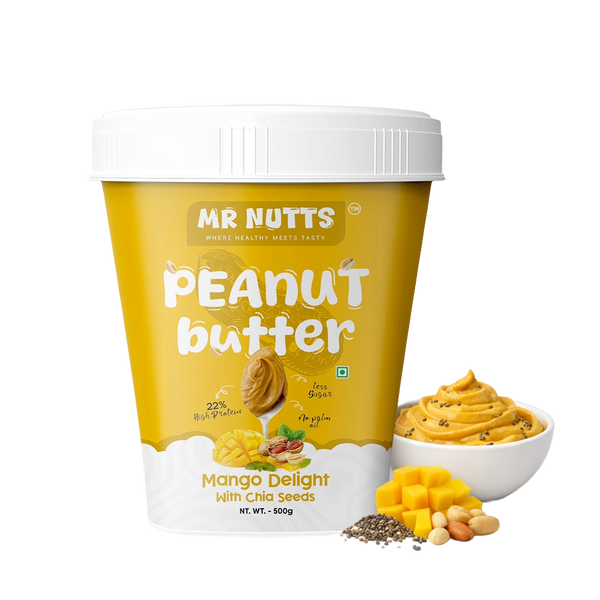 Peanut Butter Mango with Chia Seeds