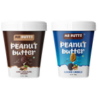 Premium Peanut Butter – Cookie Crunch & Dark Chocolate Smooth (500g)