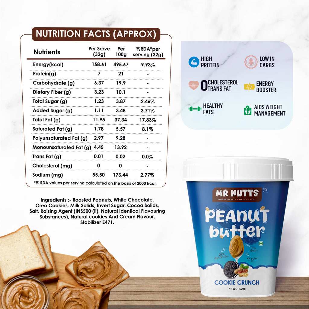 Peanut Butter Cookie Crunch – 500 gm