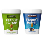 Premium Peanut Butter – Cookie Crunch & Natural Smooth (500g)