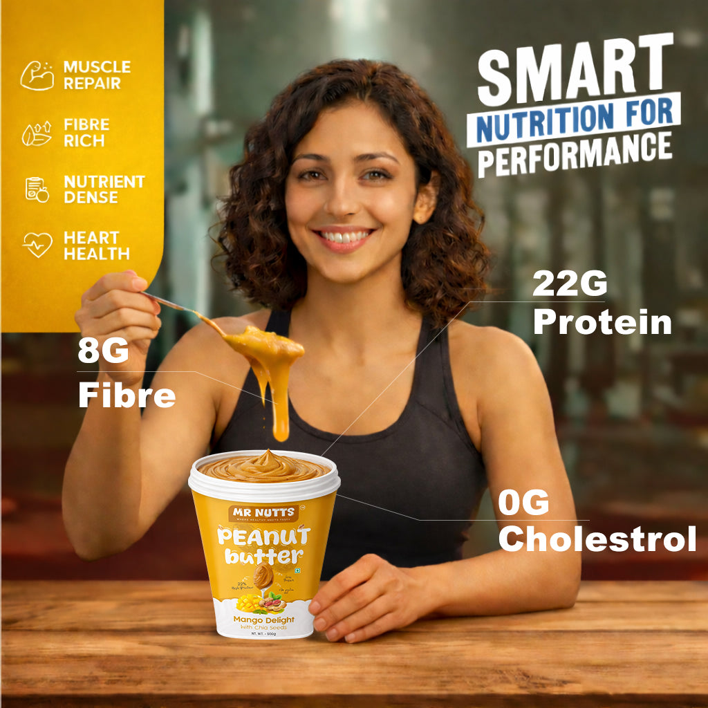 Peanut Butter Mango with Chia Seeds