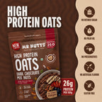 High Protein Dark Chocolate Oats –Mix Nuts