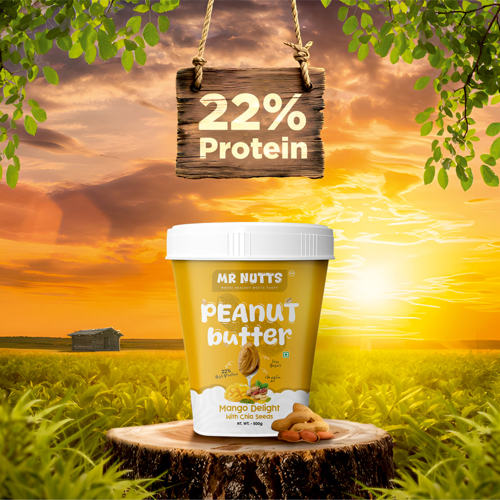 Peanut Butter Mango with Chia Seeds