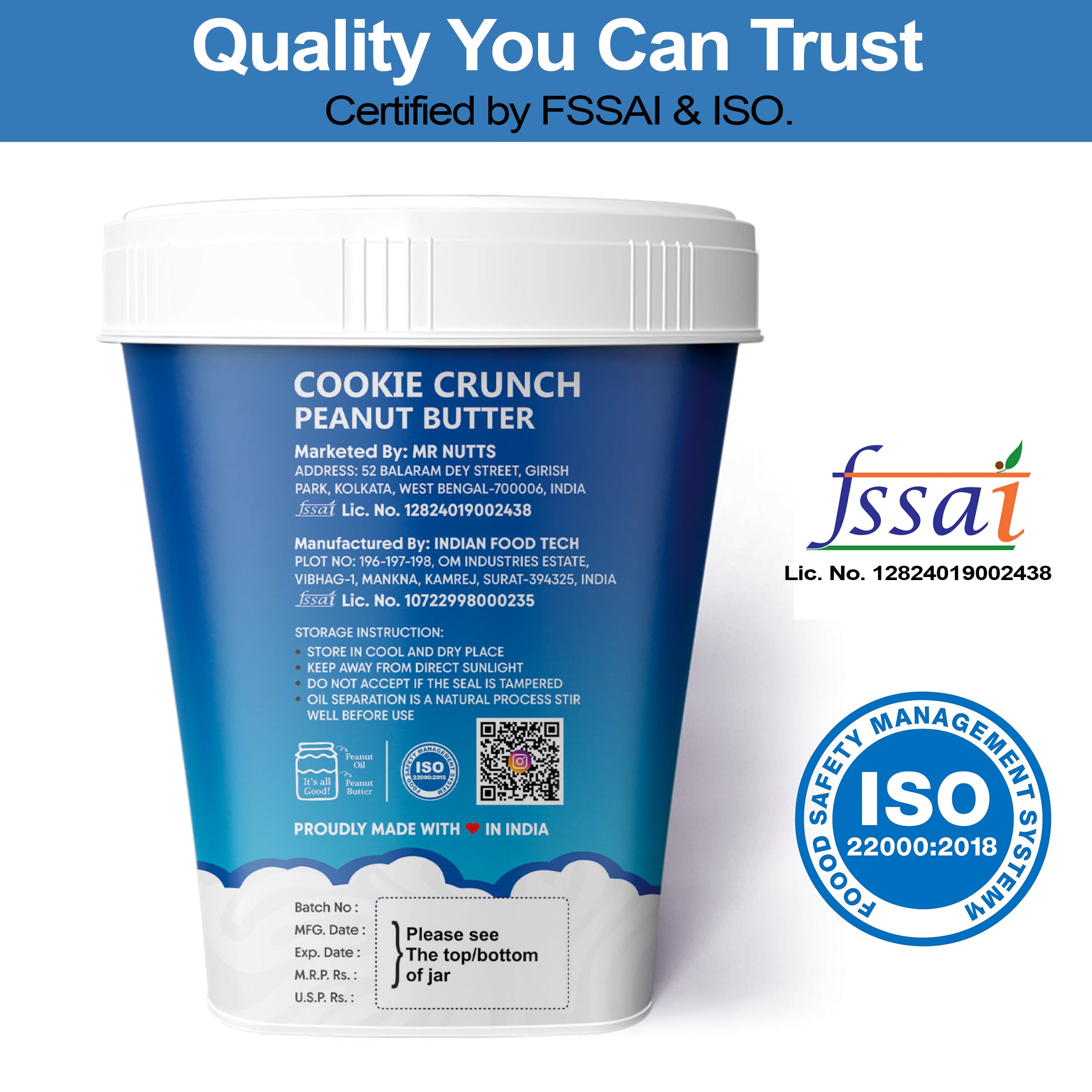 Peanut Butter Cookie Crunch – 500 gm