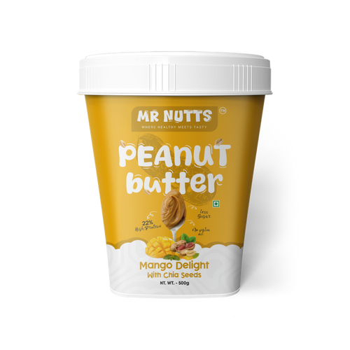 Peanut Butter Mango with Chia Seeds